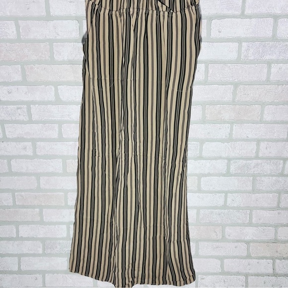 Soft Surroundings NWOT South Shore Striped Tan Maxi Dress Size XS - Picture 4 of 13